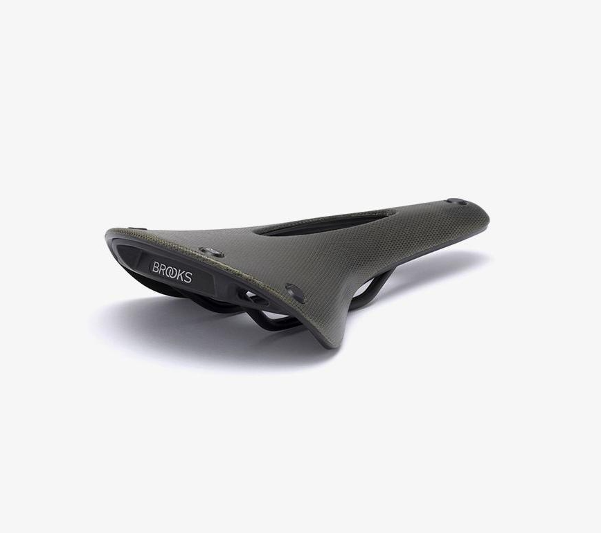Седло для велосипеда Brooks C17 Carved Cambium Saddle Mud Green