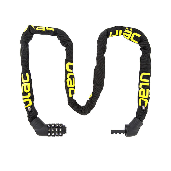Велосипедный замок Ulac Street Fighter Steel Chain Lock Combo Black