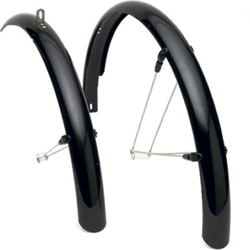 Крылья для велосипеда Electra Townie Original Plastic Fender Set Gloss Black 26''