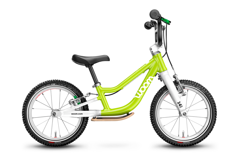 Беговел Woom original 1 PLUS G lizard lime 14"