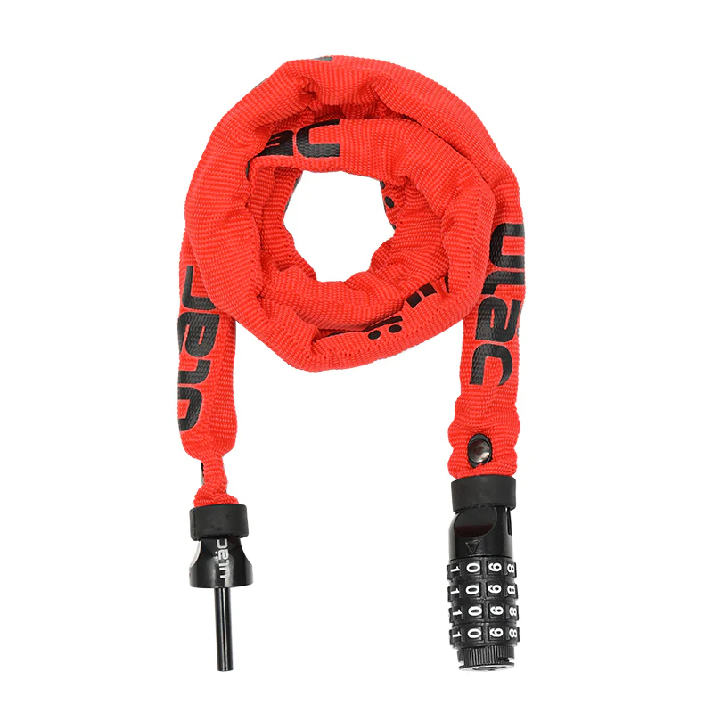 Велосипедный замок Ulac 52nd Street Steel Chain Lock Combo Lava