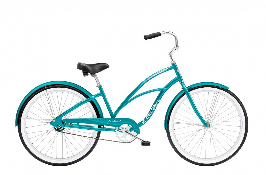 Велосипед Electra Cruiser 1 Step Thru Green Metallic (Garage Vintage)