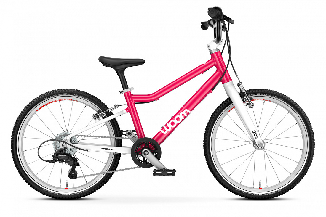 Детский велосипед Woom go 4 hot pink 20”