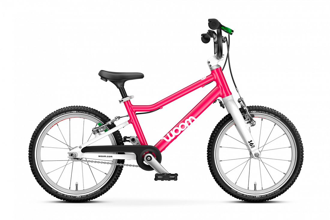 Детский велосипед Woom go 3 hot pink 16"
