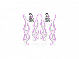 Набор наклеек Electra Sticker Set Flame