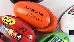 Велосипедный замок Ulac Air Alarm Disc Lock Orange