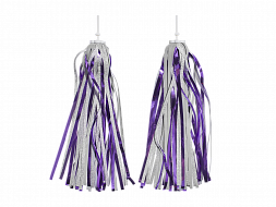 Ленты на руль Electra Handlebar Streamers Reflective Purple