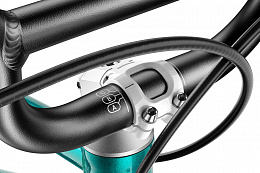 Детский велосипед Woom go 4 metallic turquoise/petrol 20”