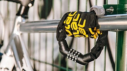 Велосипедный замок Ulac Street Fighter Steel Chain Lock Combo Midnight Green