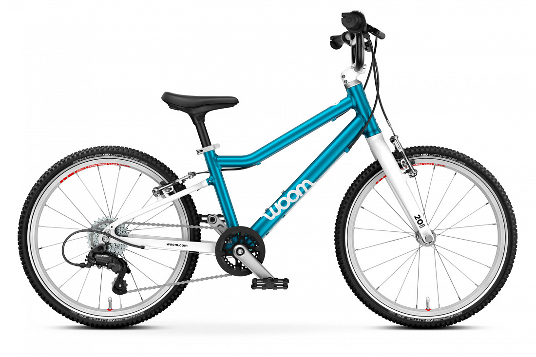 Детский велосипед Woom go 4 metallic blue 20”