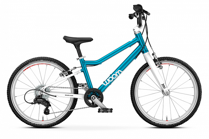 Детский велосипед Woom go 4 metallic blue 20”