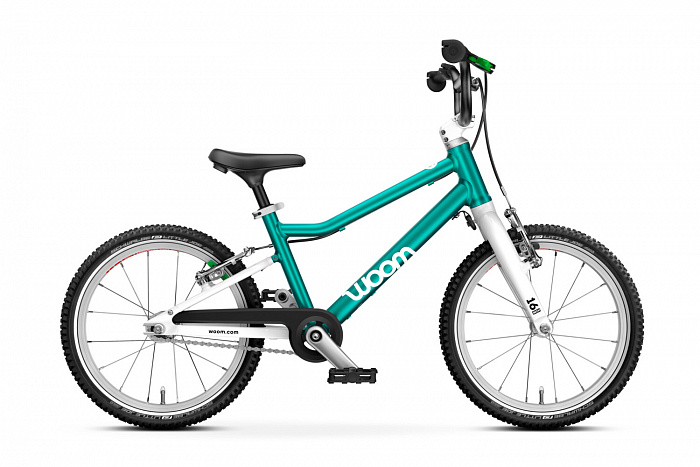 Детский велосипед Woom go 3 metallic turquoise/petrol 16"