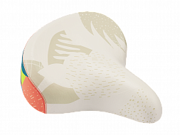 Седло для велосипеда Electra Miami Saddle w/Elastomers Cream