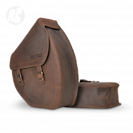 Сумка для велосипеда  The Ruffian Leather Saddle Bag Right Brown