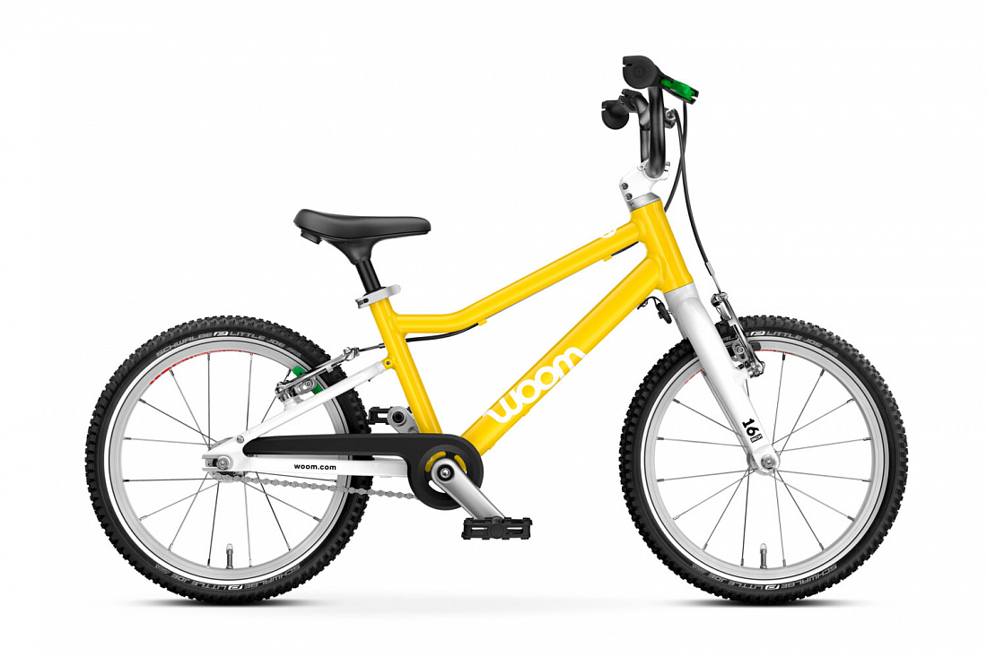Детский велосипед Woom go 3 vibrant yellow 16"