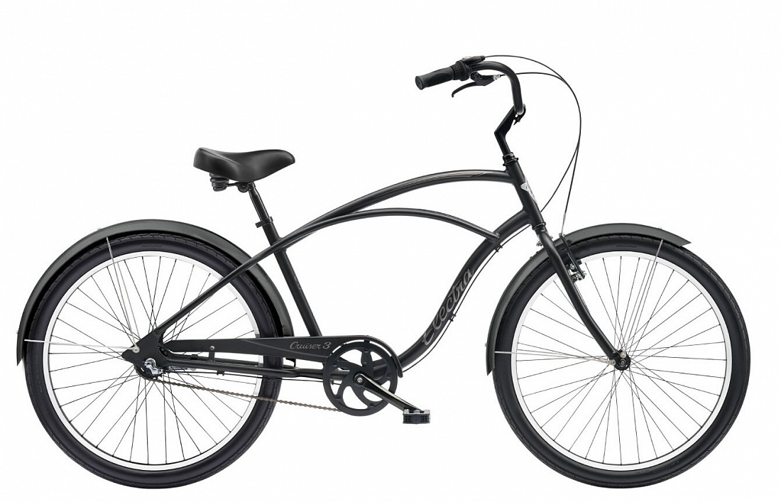 Велосипед Electra Cruiser 3i Step Over Matte Black