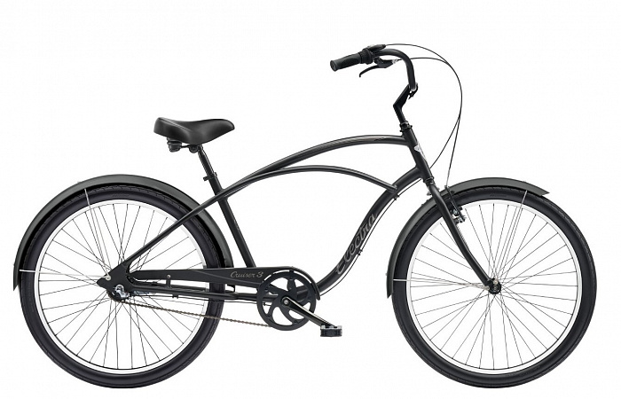 Велосипед Electra Cruiser 3i Step Over Matte Black
