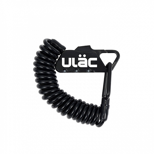 Велосипедный замок Ulac Piccadilly Carabiner Cable Combo Lock Black