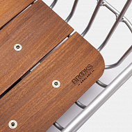 Корзина для велосипеда Brooks Peckham Low Basket Silver