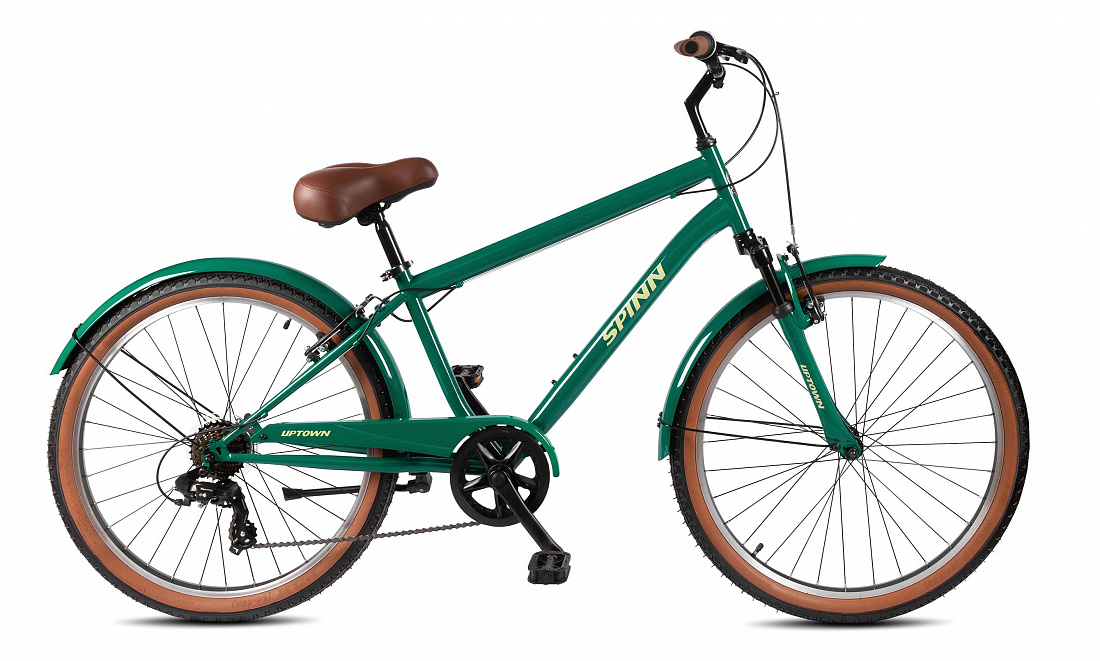 Велосипед круизер Spinn Uptown Men Pine Green (Garage Vintage)