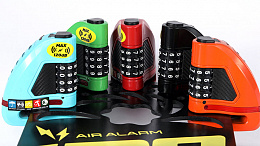 Велосипедный замок Ulac Air Alarm Combo Disc Lock Black
