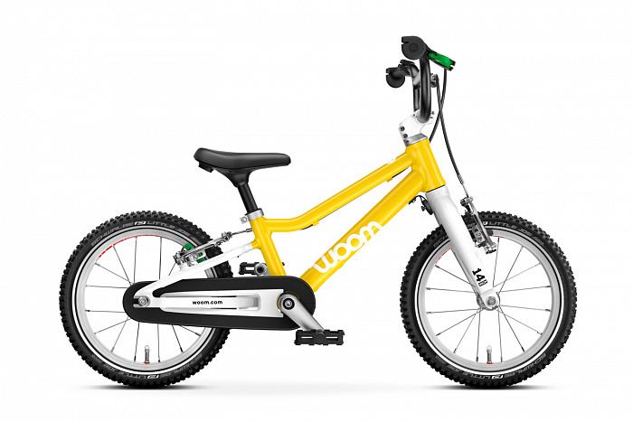Детский велосипед Woom go 2 vibrant yellow 14”