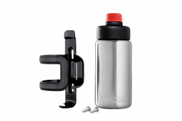 Бутылка и держатель для бутылки Woom GLUG Stainless Steel Bottle