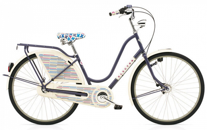 Велосипед Electra Amsterdam Fashion 3i Girard Quatrefoil