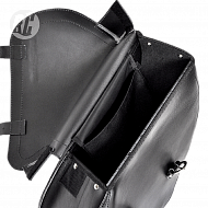 Сумка для велосипеда  The Ruffian Leather Saddle Bag Right Black