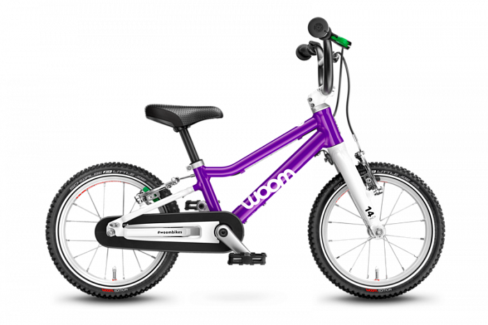 Детский велосипед Woom original 2 G purple haze 14”