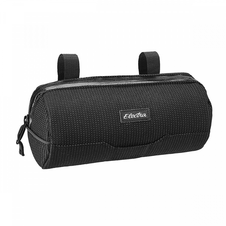 Сумка для велосипеда Electra Reflective Charcoal Cylinder Handlebar Bag