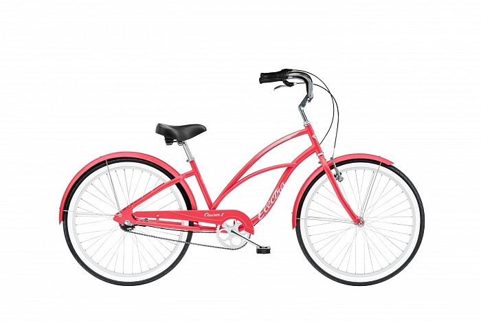 Велосипед Electra Cruiser 1 (3i) Step Thru Hibiscus Red