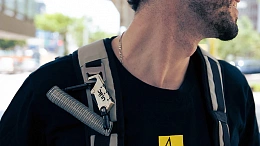 Велосипедный замок Ulac Valkyrie Carabiner Cable Lock White