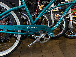 Велосипед Electra Cruiser 1 Step Thru Green Metallic (Garage Vintage)