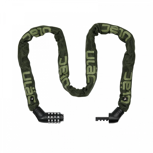 Велосипедный замок Ulac Street Fighter Steel Chain Lock Combo Moss